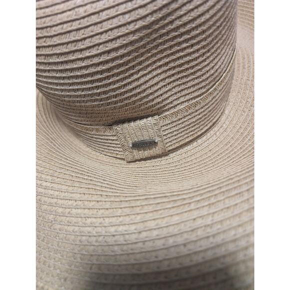 Scala Collezione Tan Packable Sun Beach Paper Straw Hat NWOT One Size main image 5